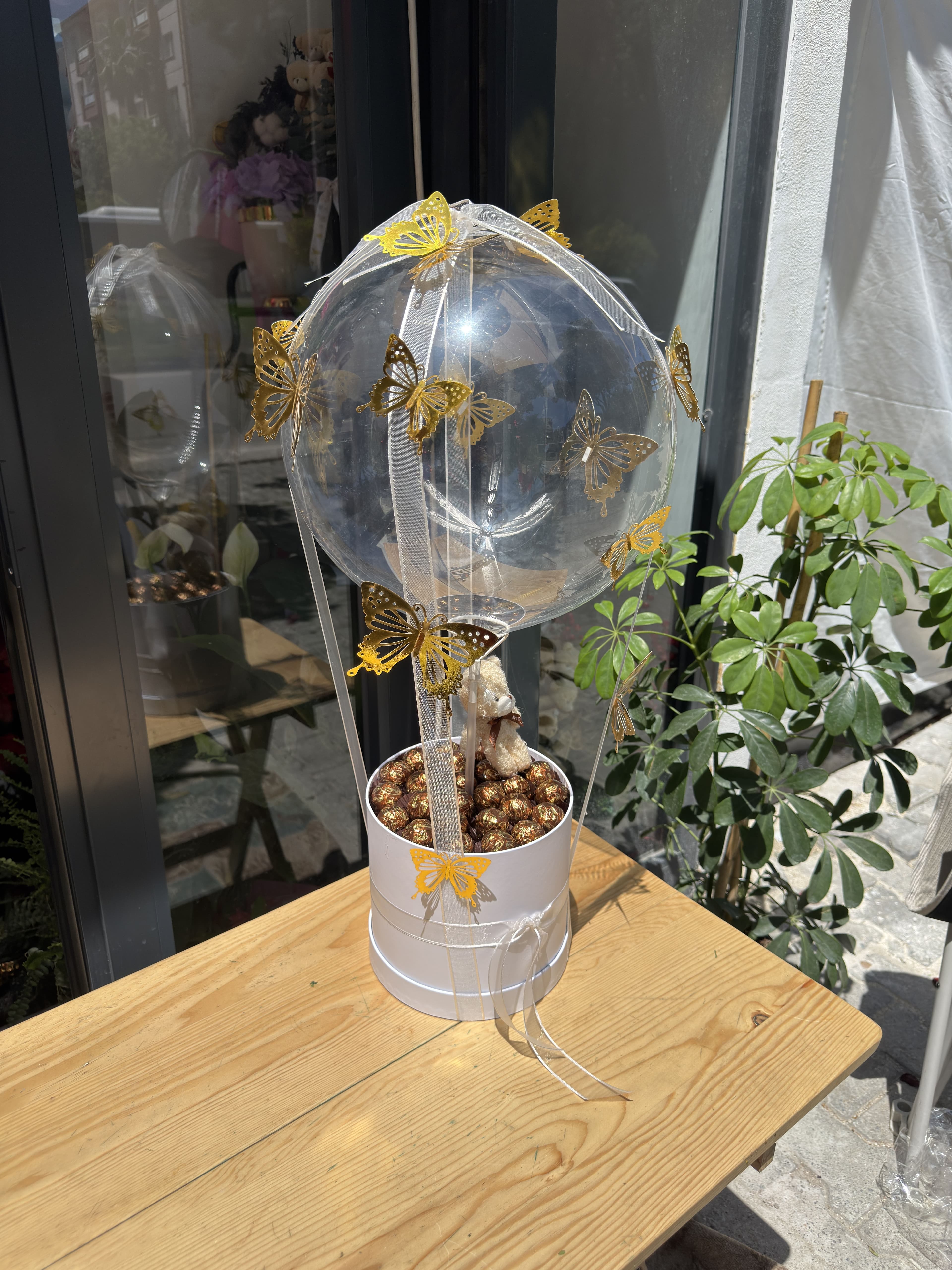 UÇAN BALON KONSEPT KUTULU ÇİKOLATA