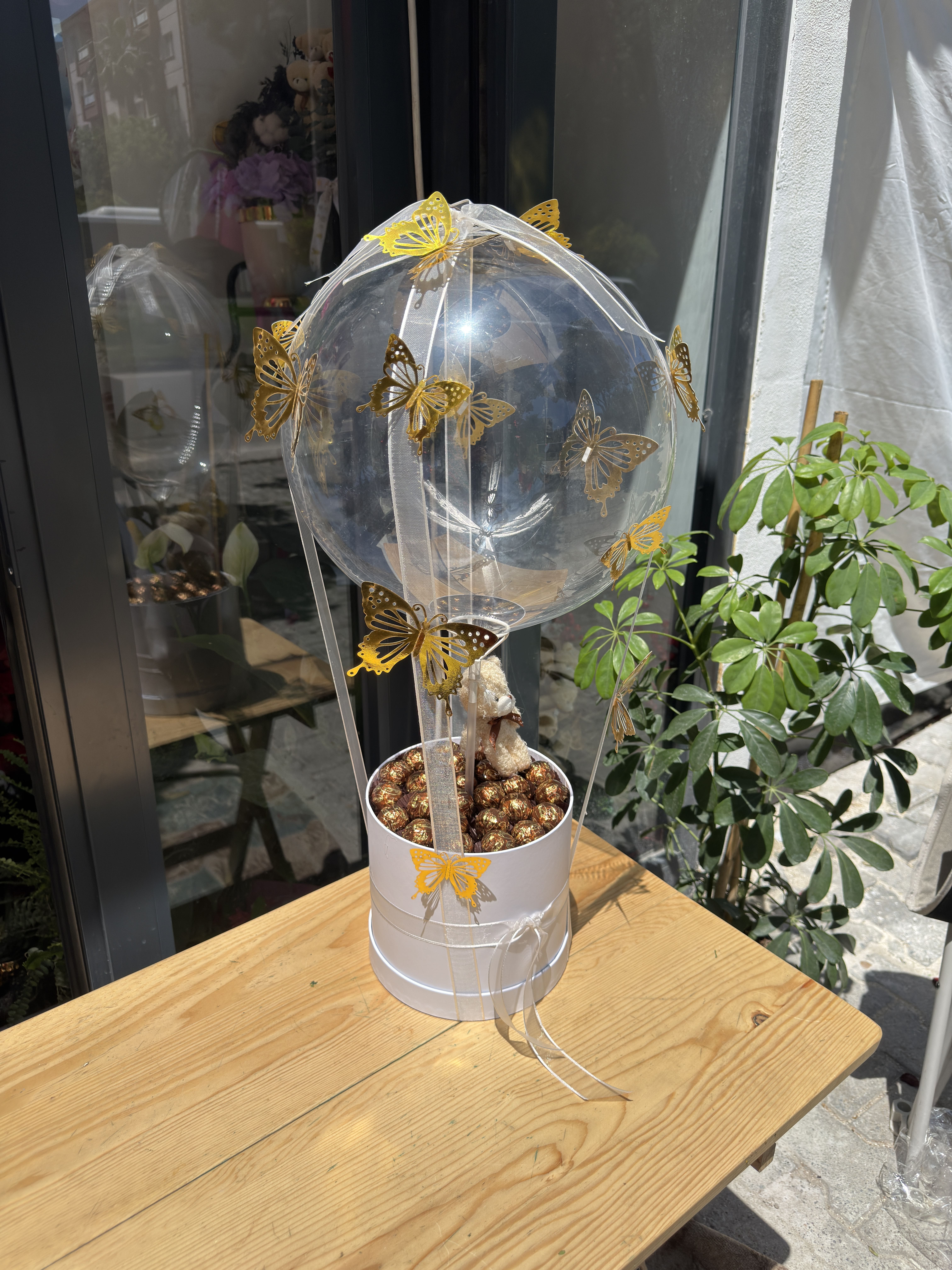 UÇAN BALON KONSEPT KUTULU ÇİKOLATA